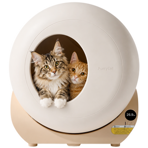 Automatic Litter Box Pro front view #White