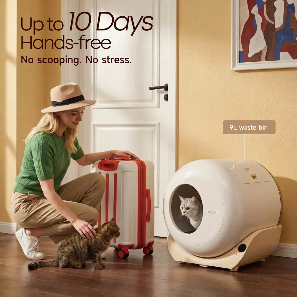 Automatic Litter Box Pro Smart Self Cleaning System for Cats – Furrytailpet