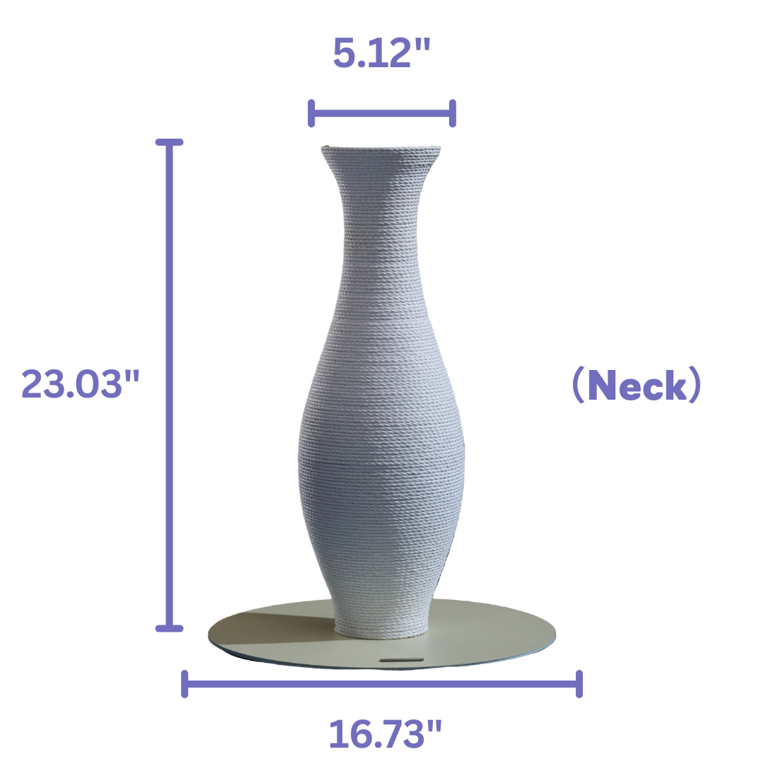 Neck Vase Scratcher White