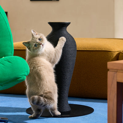 Stilt Vase Scratcher|Black