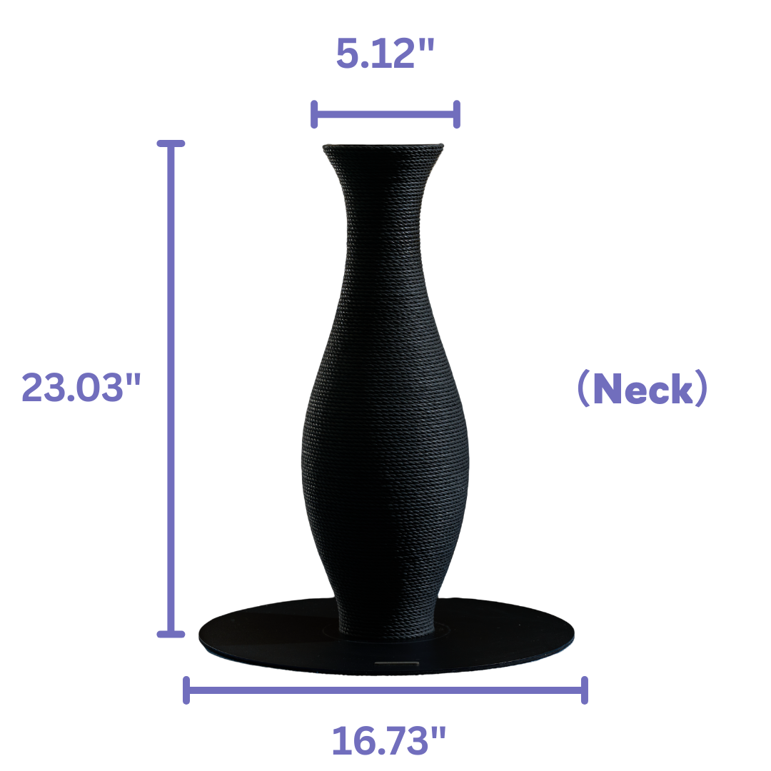 Neck Vase Scratcher Black