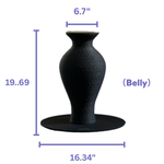 Belly Vase Scratcher Black