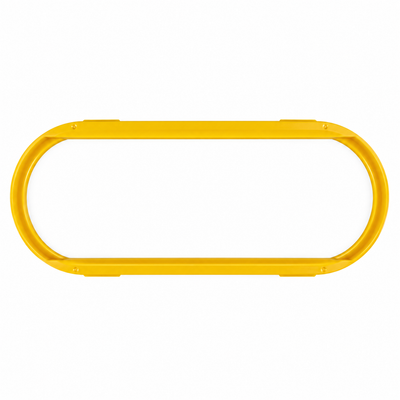 Yellow magnetic mounting bracket for the Automatic Litter Box Pro