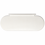White oval odor-sealing panel for the Automatic Litter Box Pro