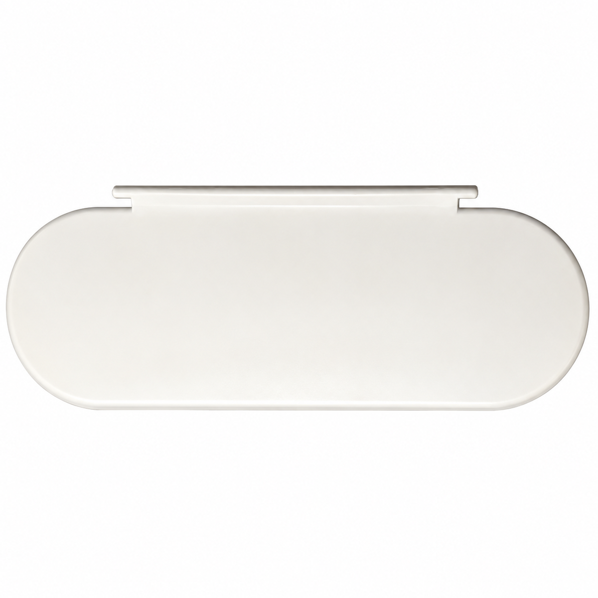 White oval odor-sealing panel for the Automatic Litter Box Pro