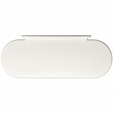 White oval odor-sealing panel for the Automatic Litter Box Pro