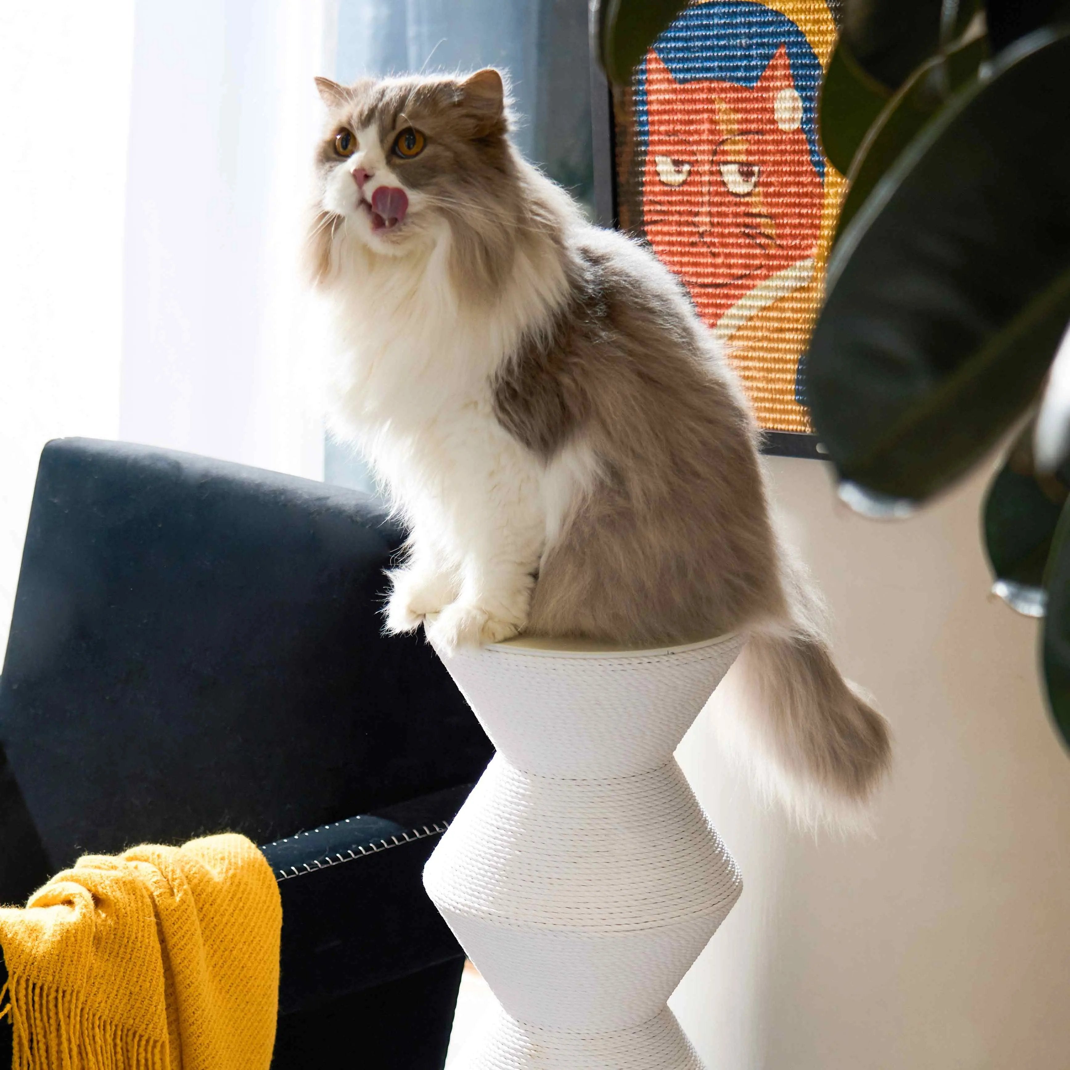 Colossal Zigzag Clawer- FurryTail's vertical cat scratcher